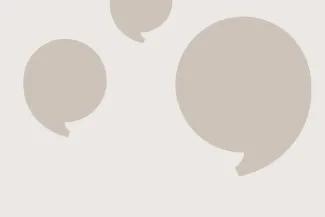 Speech bubble graphic