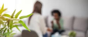 A person getting counselling.