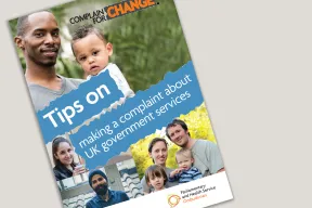 Graphic for complaining about UK government leaflet
