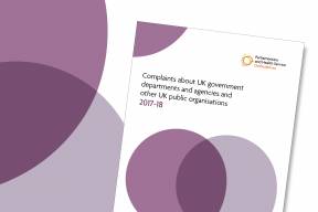 Complaints about UK government departments and agencies-Publications image