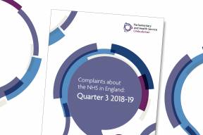 Complaints about the NHS in England Quarter 3 2018-19 report cover