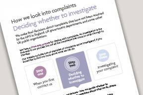 Image from deciding whether to investigate leaflet