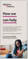 How we can help leaflet